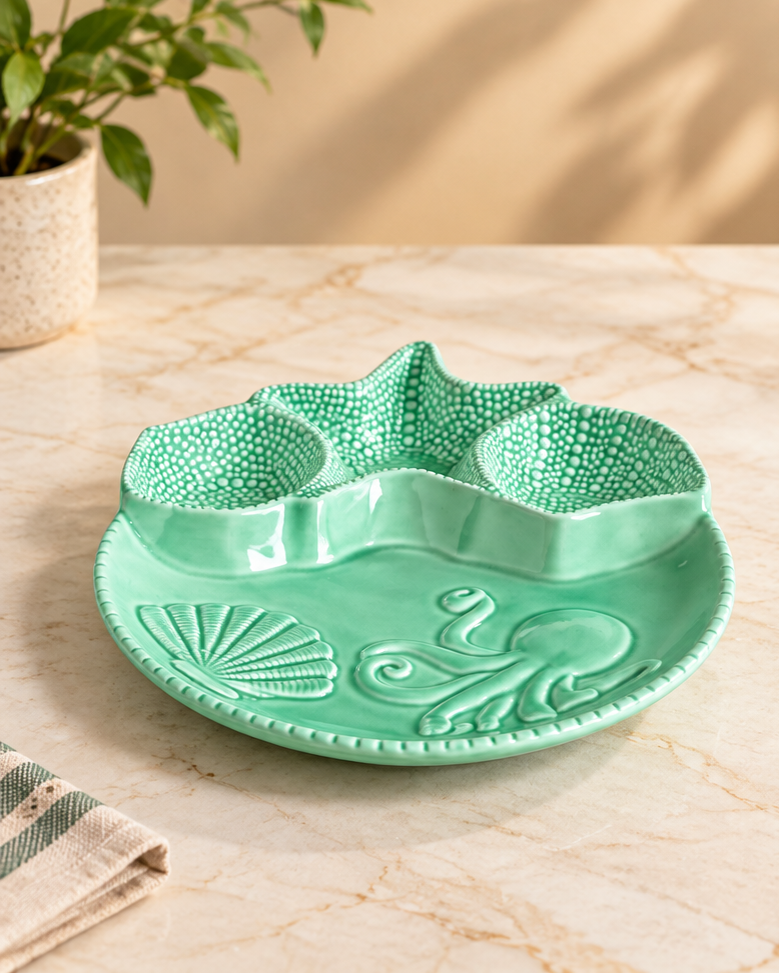 Oceanic Odyssey Chip n Dip Platter