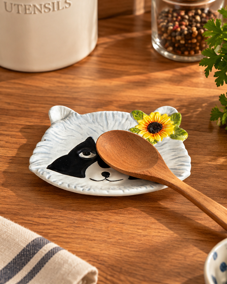 Woodland Whimsy Raccoon Serving Platter