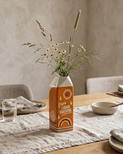 Pure Liquid Sunshine Ceramic Carton Vase