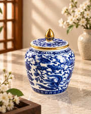 The Azure Heritage Kitchen Canister