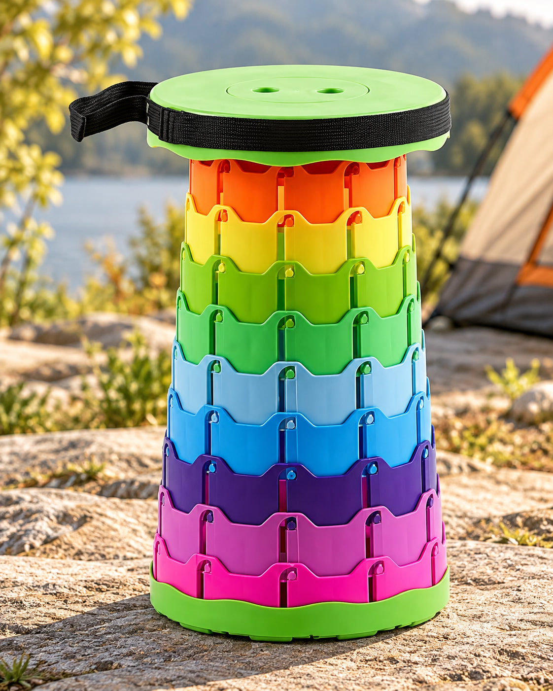 Portable Foldable Camping  Stool