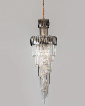 Contemporary Curved Crystal Chandelier - Small - The Decor Kart 