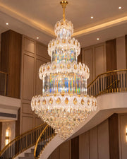 Grand Royale Tiered Double Height Chandelier