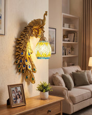 Royal Peacock Wall Light