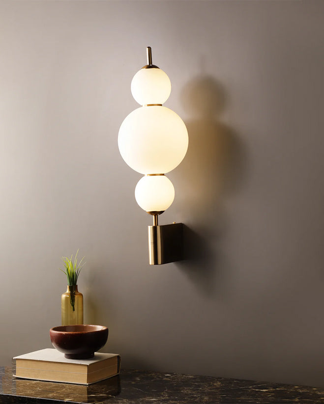 Stacked Globe LED Wall Light 
