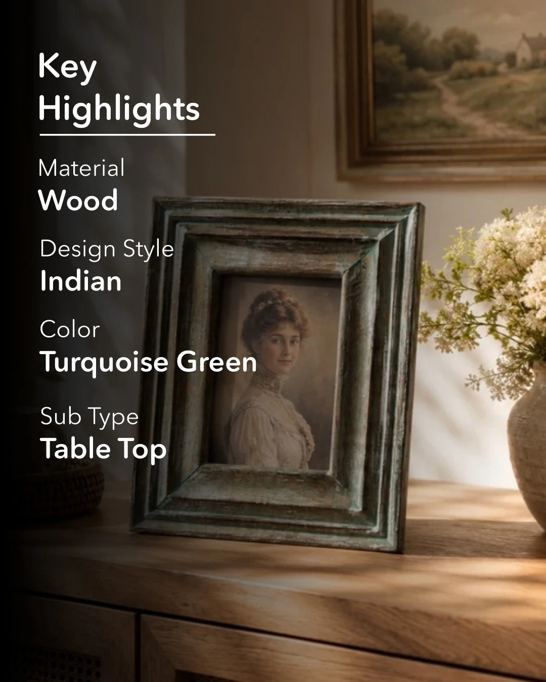 Antique Manor Rustic Photo Frame 