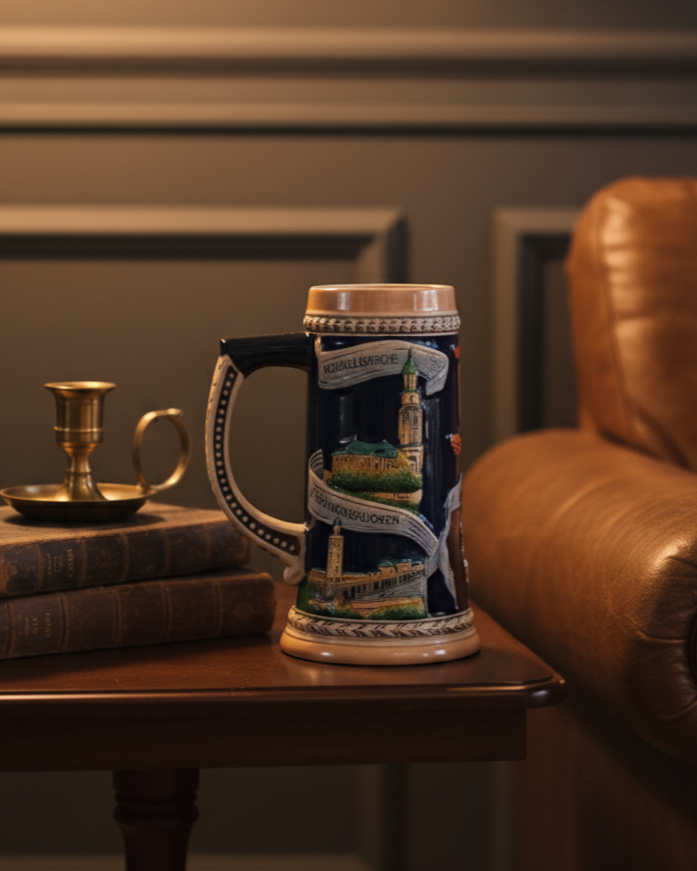 Rathaus Germany Vintage Stein Beer Mug 