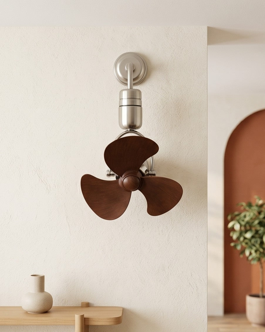 Orbit Adjustable Wall Mount Fan - Silver 