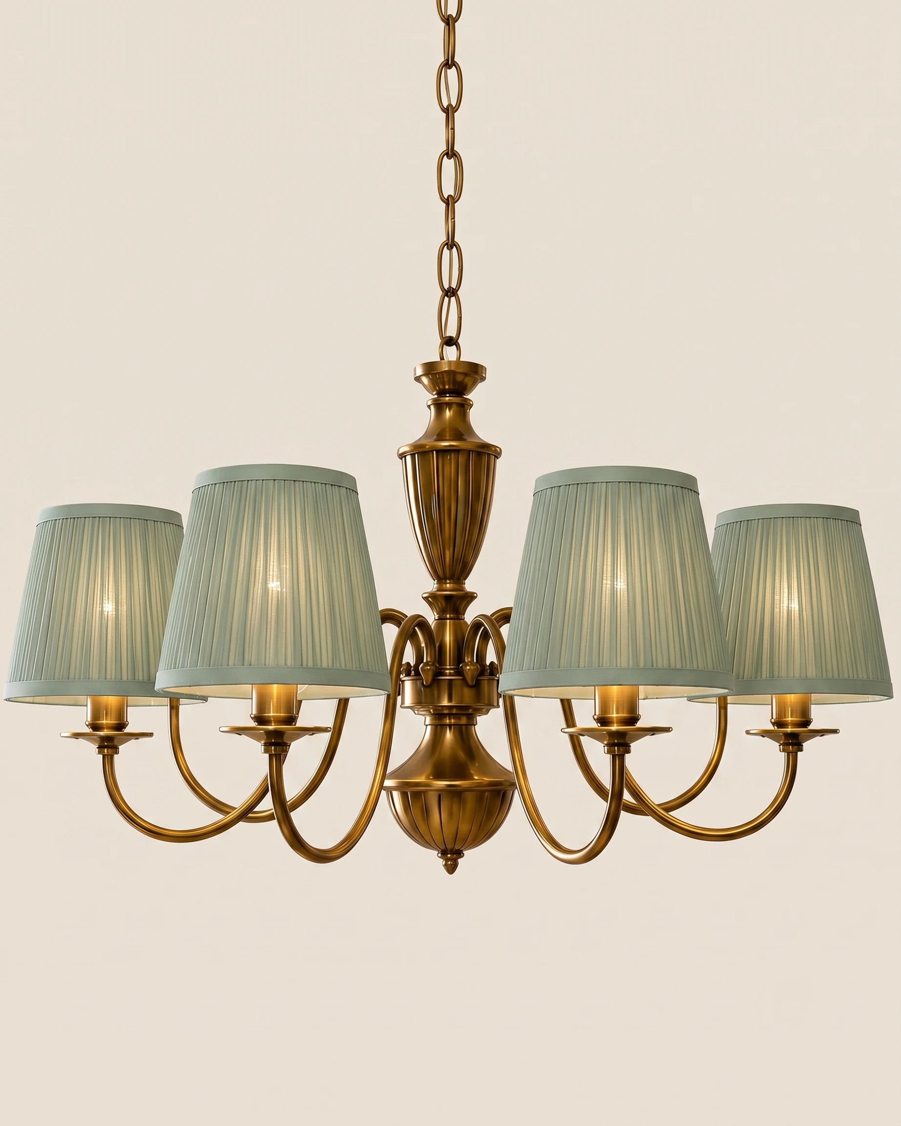 Windsor Charm Shade Chandelier - 6 Bulbs 