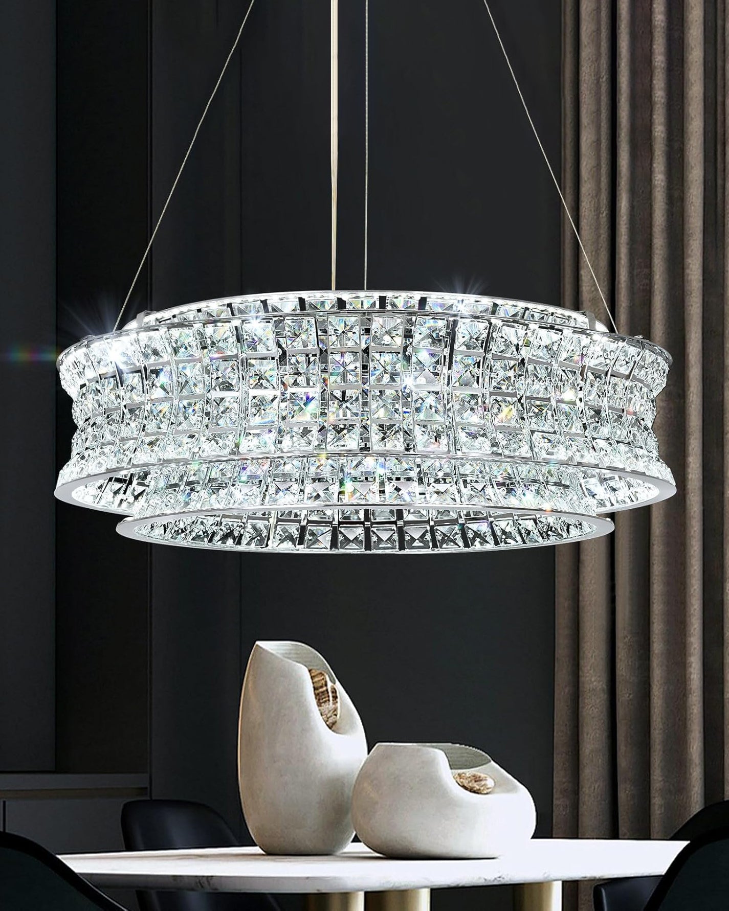 Elysian Triple-Layered Chandelier 