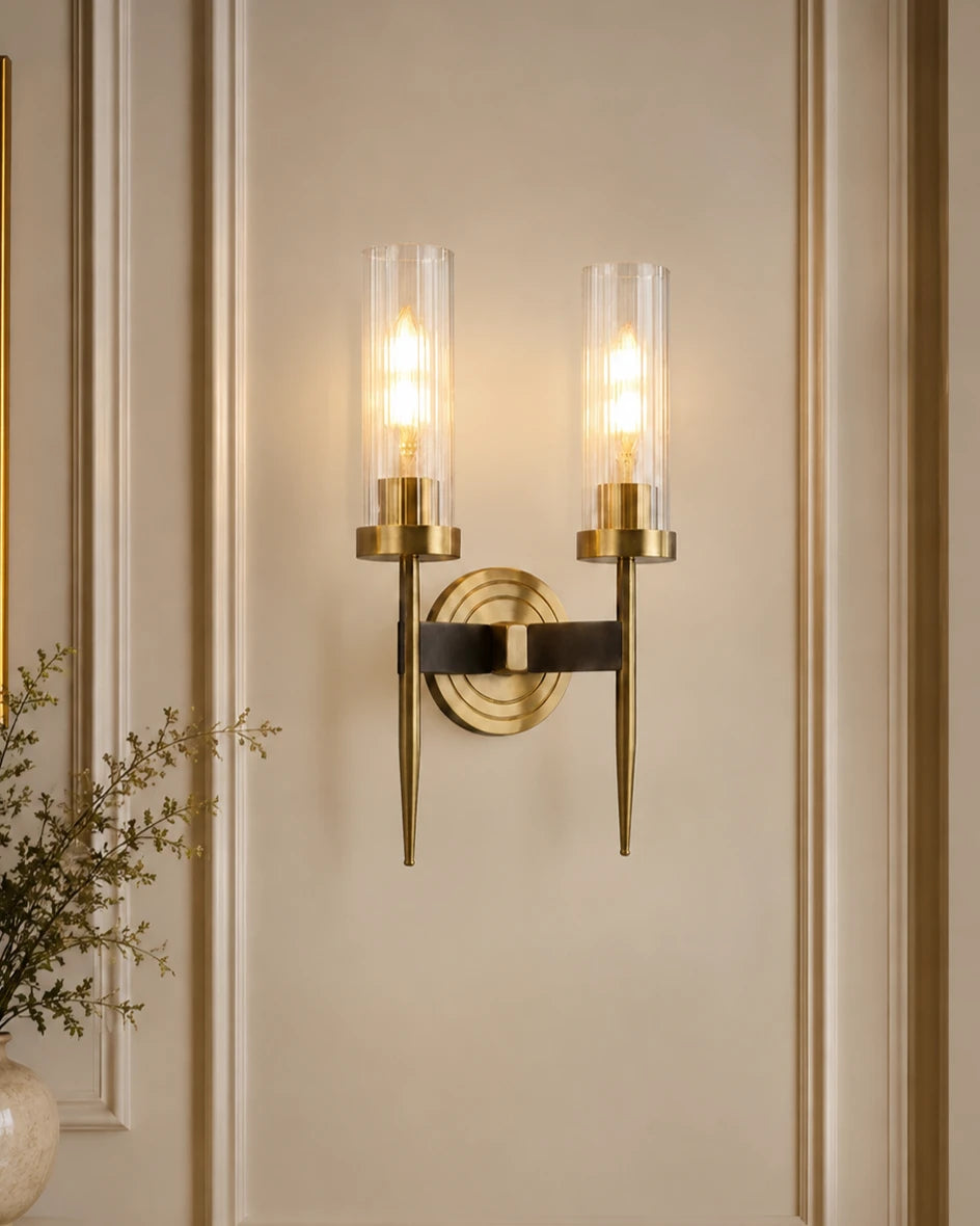 Sentinel Twin Cylinder Wall Light 