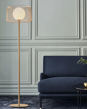 French Gold Floor Lamp - The Decor Kart 