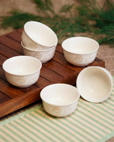 Rose Glow Ceramic Katori - 1 Pisce 