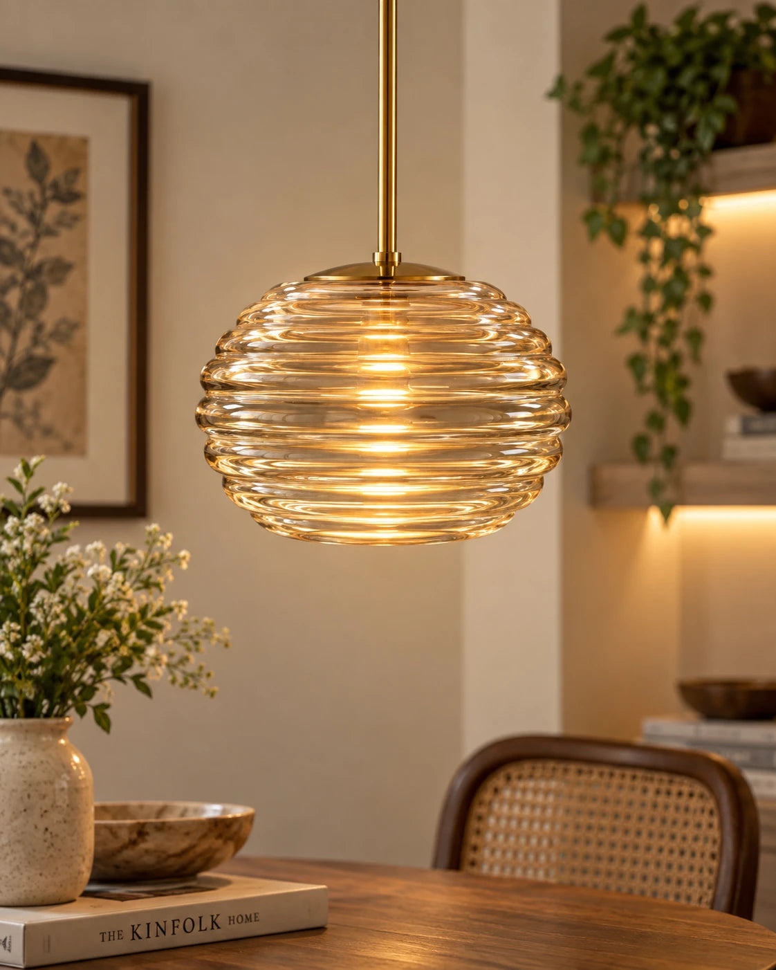 Ripple Glass Pendant Light