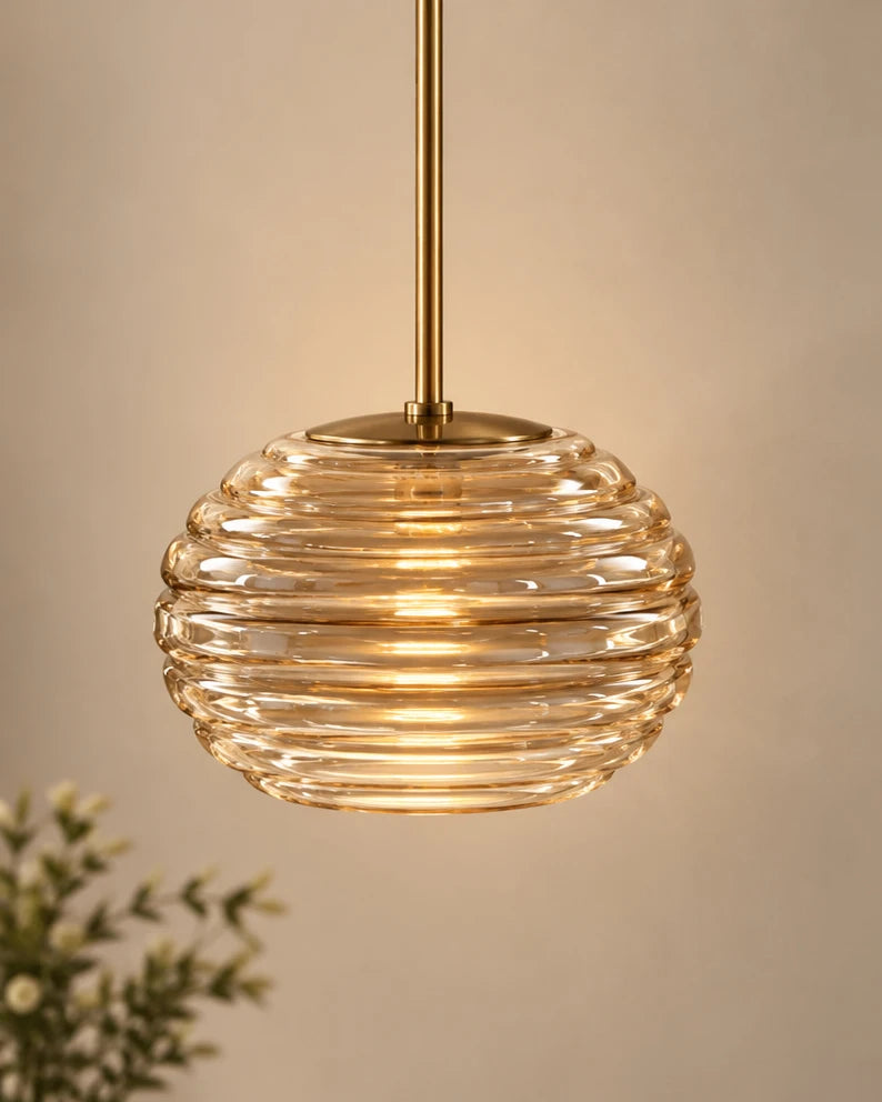 Ripple Glass Pendant Light