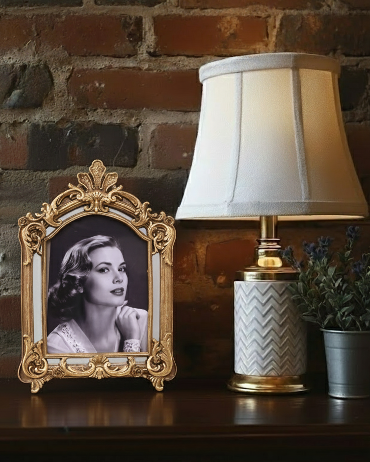 Golden Grace Vintage Photo Frame 