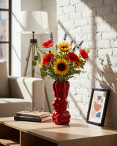 Red Bell Pepper Ceramic Vase 