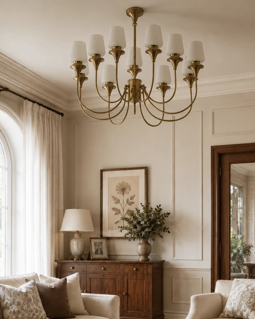 Monarch Radiance Chandelier - 12 Bulbs 