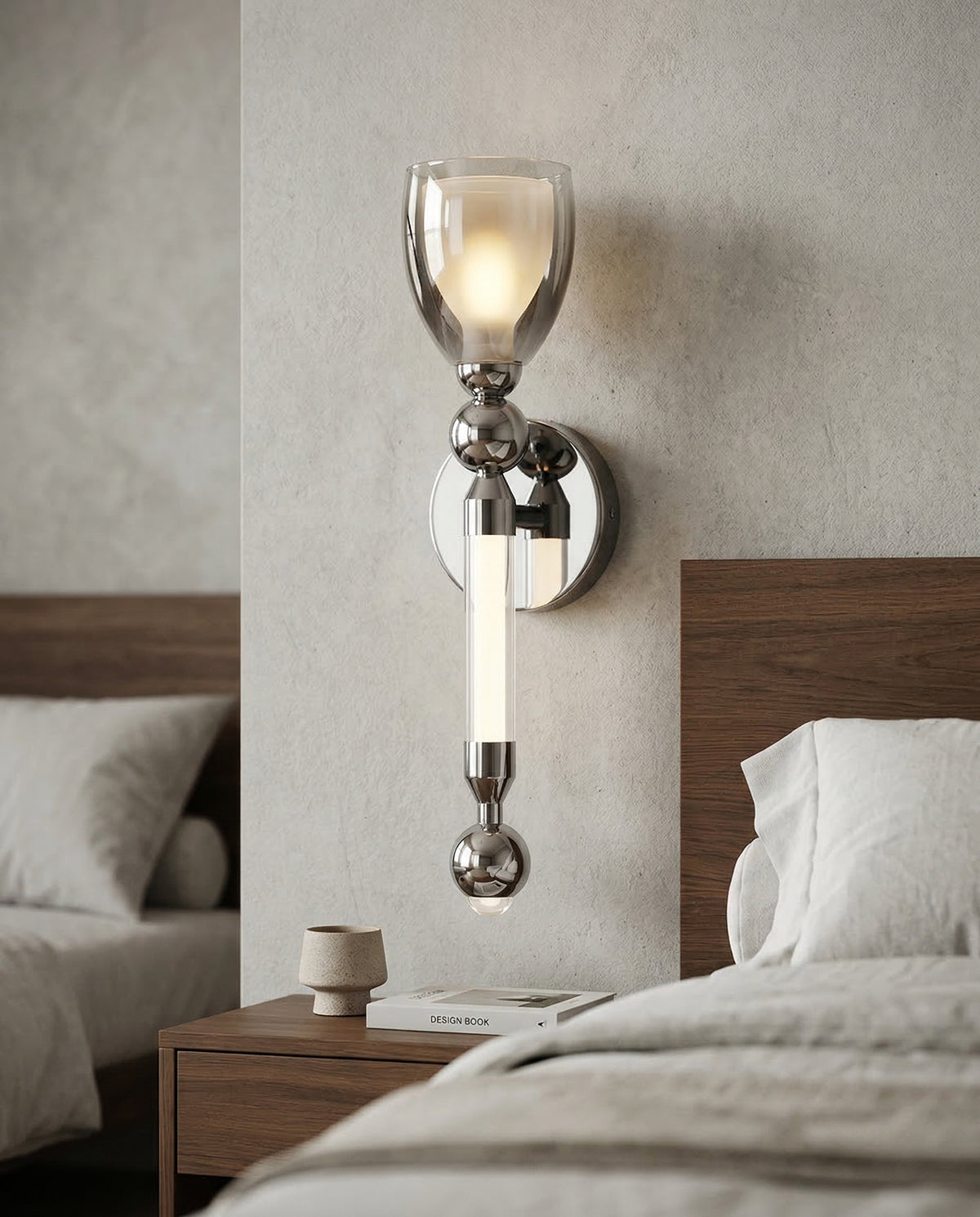 Elegance Stem Glow Wall Light - Somke