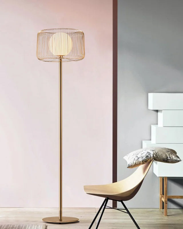 French Gold Floor Lamp - The Decor Kart 