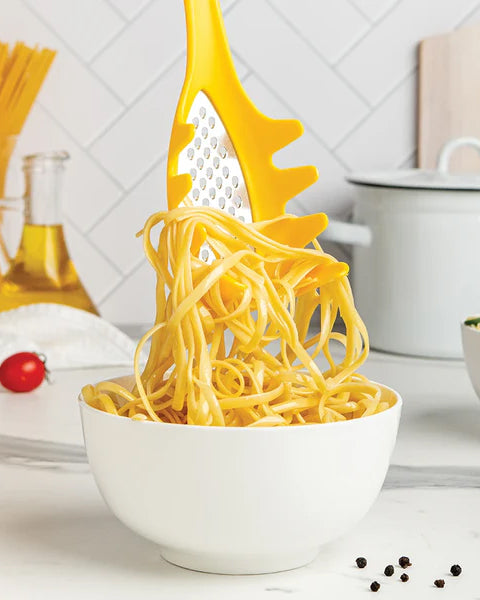 2 In 1 Multi Monster Cheese Grater & Pasta Spoon - The Decor Kart