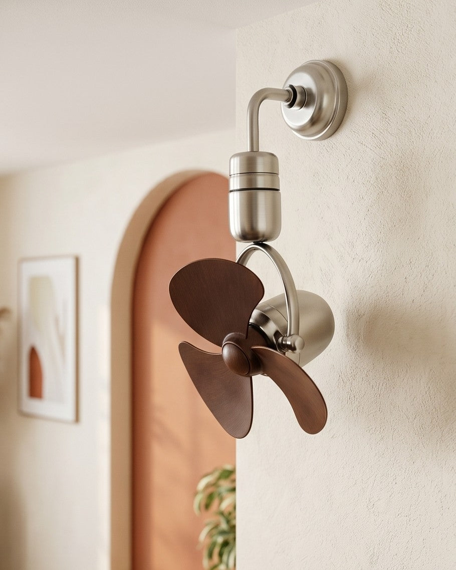 Orbit Adjustable Wall Mount Fan - Silver