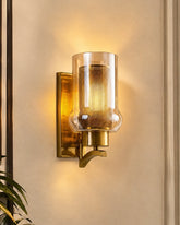 Industrial Glam Cylinder Wall Light 