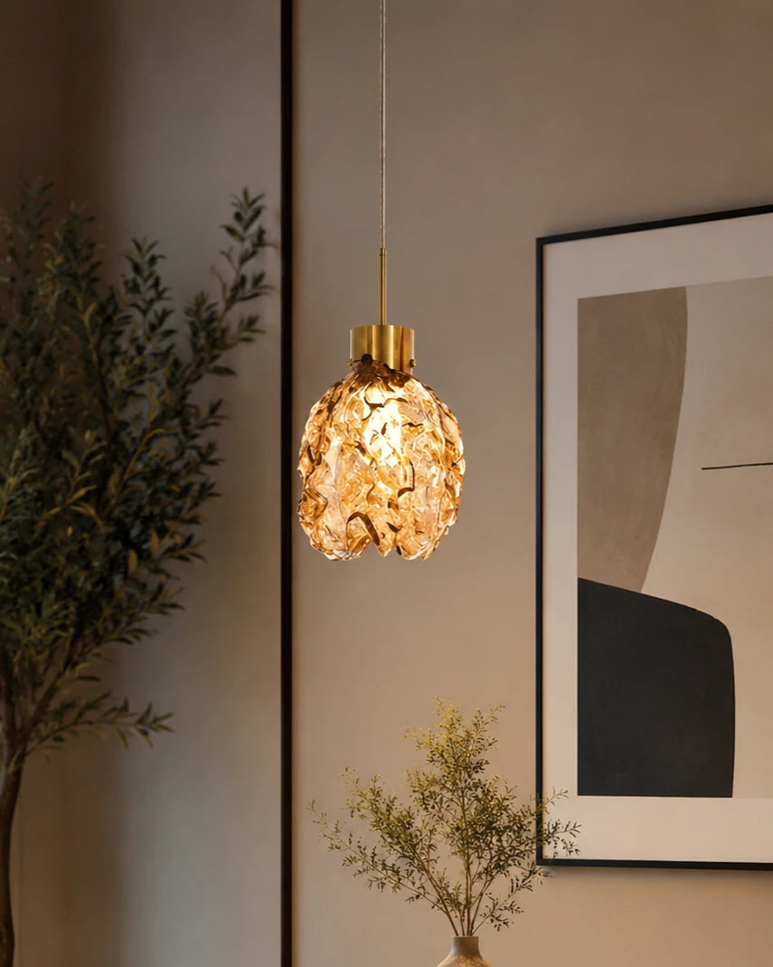 Aurelia Petal Glass Pendant Light 