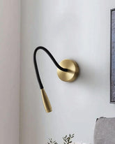 Flexible Wire LED Golden Wall Light 
