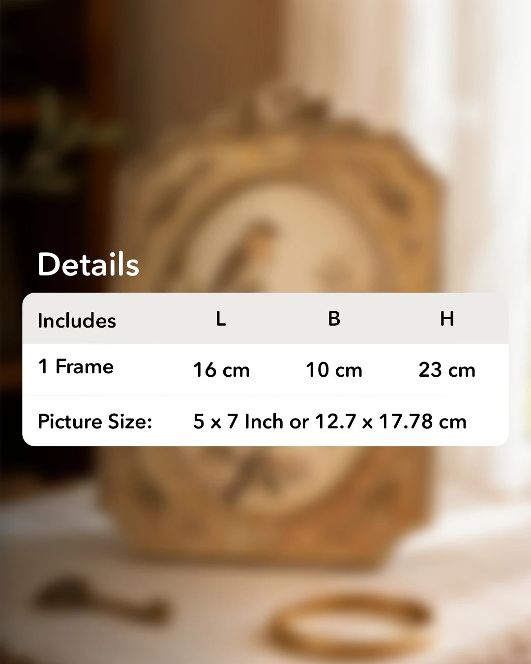 Barrington Photo Frame - Rustic Gold 