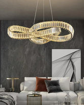 Infinity Crystal Loop Chandelier 