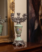 Pastel Bloom Elegance Candle Stand 