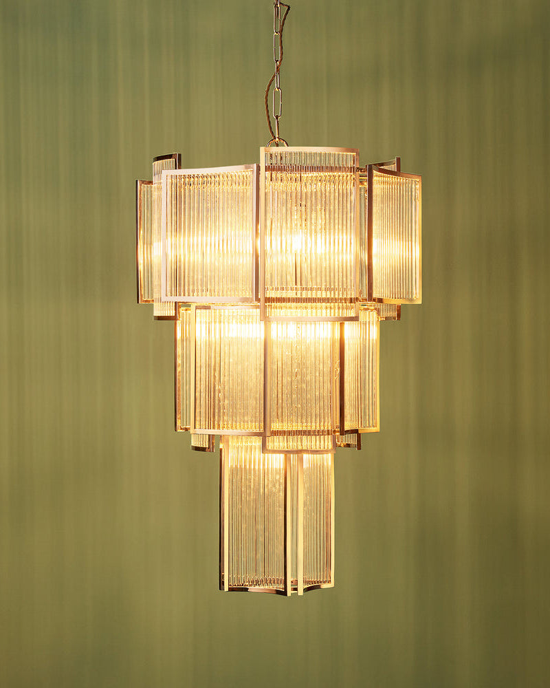 Art Deco Prism Chandelier 