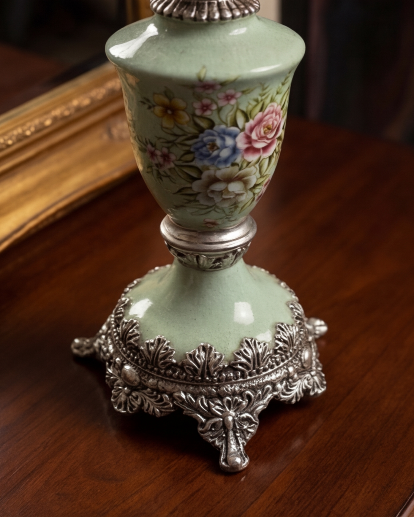 Pastel Bloom Elegance Candle Stand 