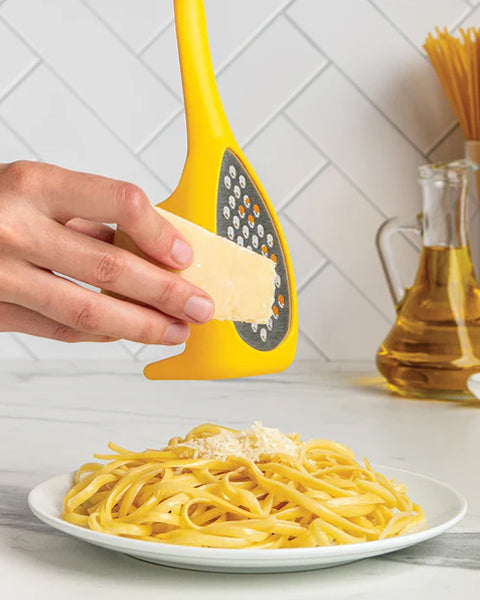 2 In 1 Multi Monster Cheese Grater & Pasta Spoon - The Decor Kart