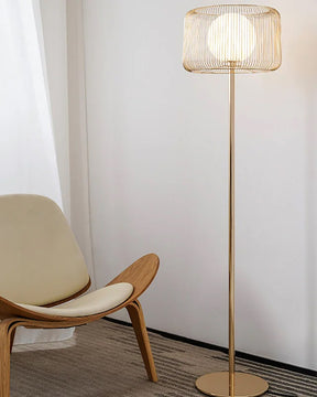 French Gold Floor Lamp - The Decor Kart 