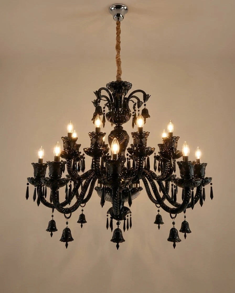 Baroque Statement Cascade Chandelier - 16 Lights 