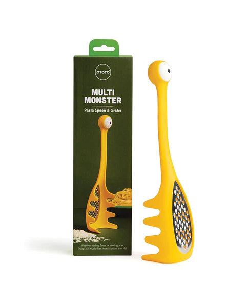 2 In 1 Multi Monster Cheese Grater & Pasta Spoon - The Decor Kart