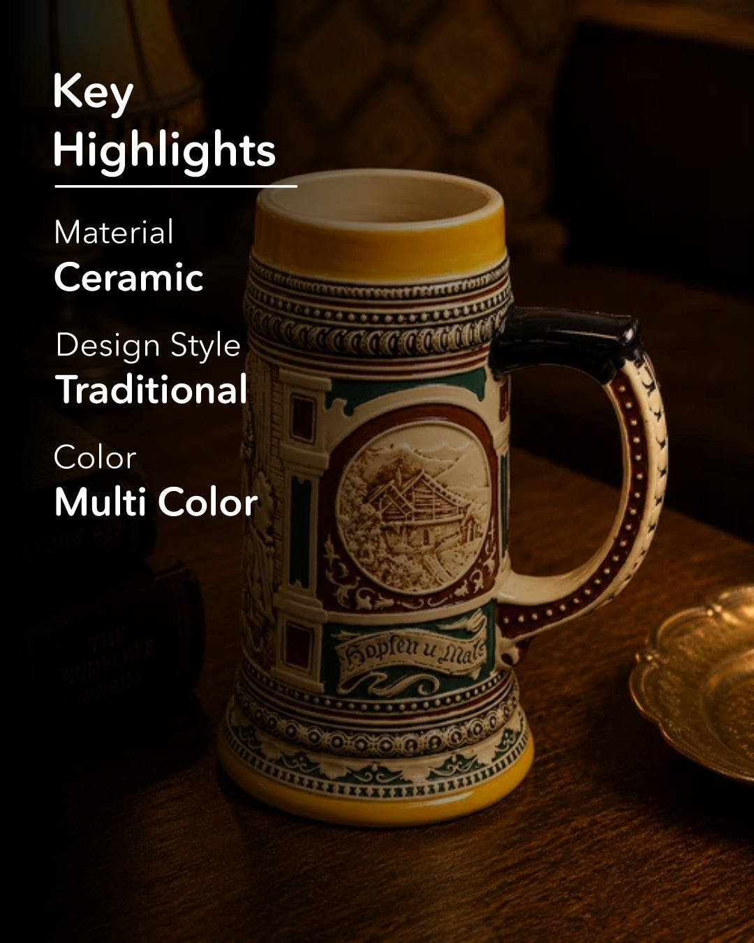 Vintage Bavarian - Stein Beer Mug 