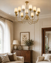 Monarch Radiance Chandelier - 12 Bulbs 
