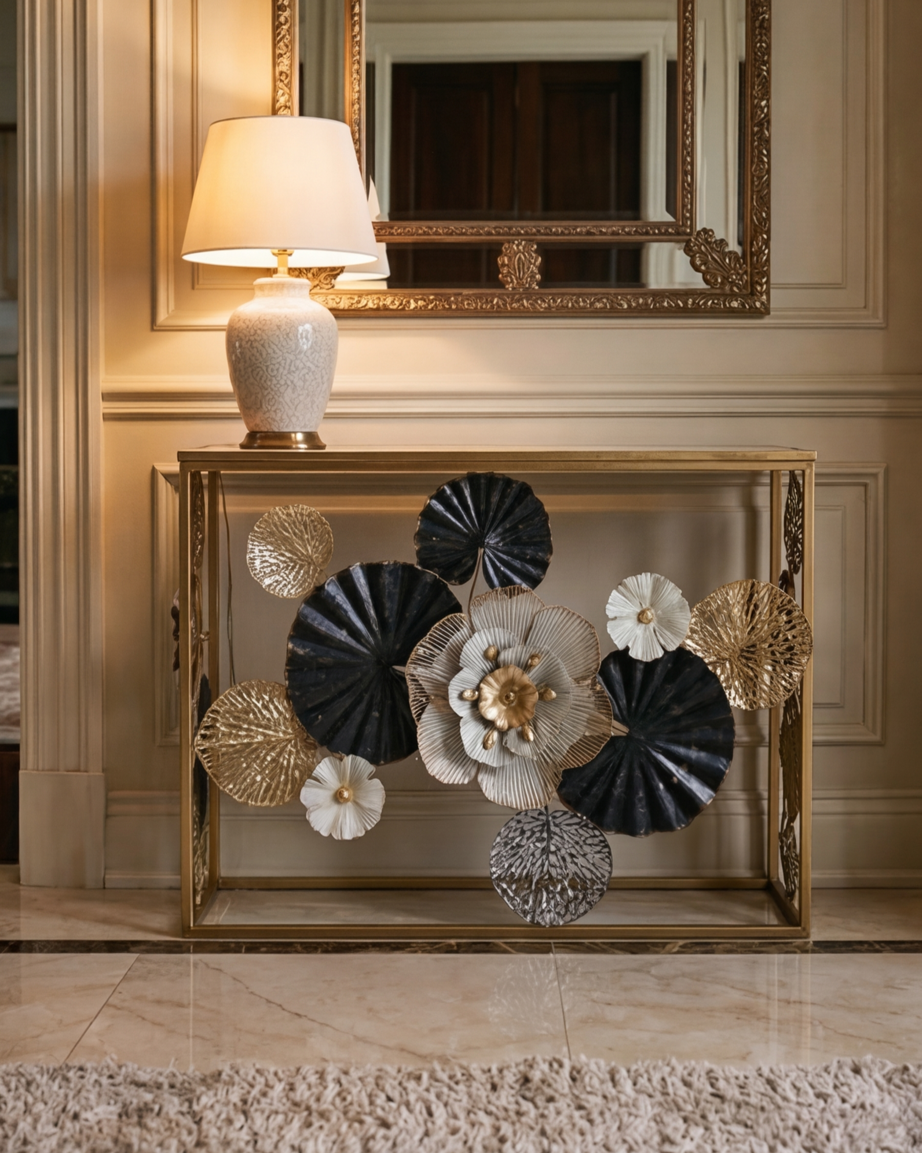 Aurelia Bloom Artistic Console Table