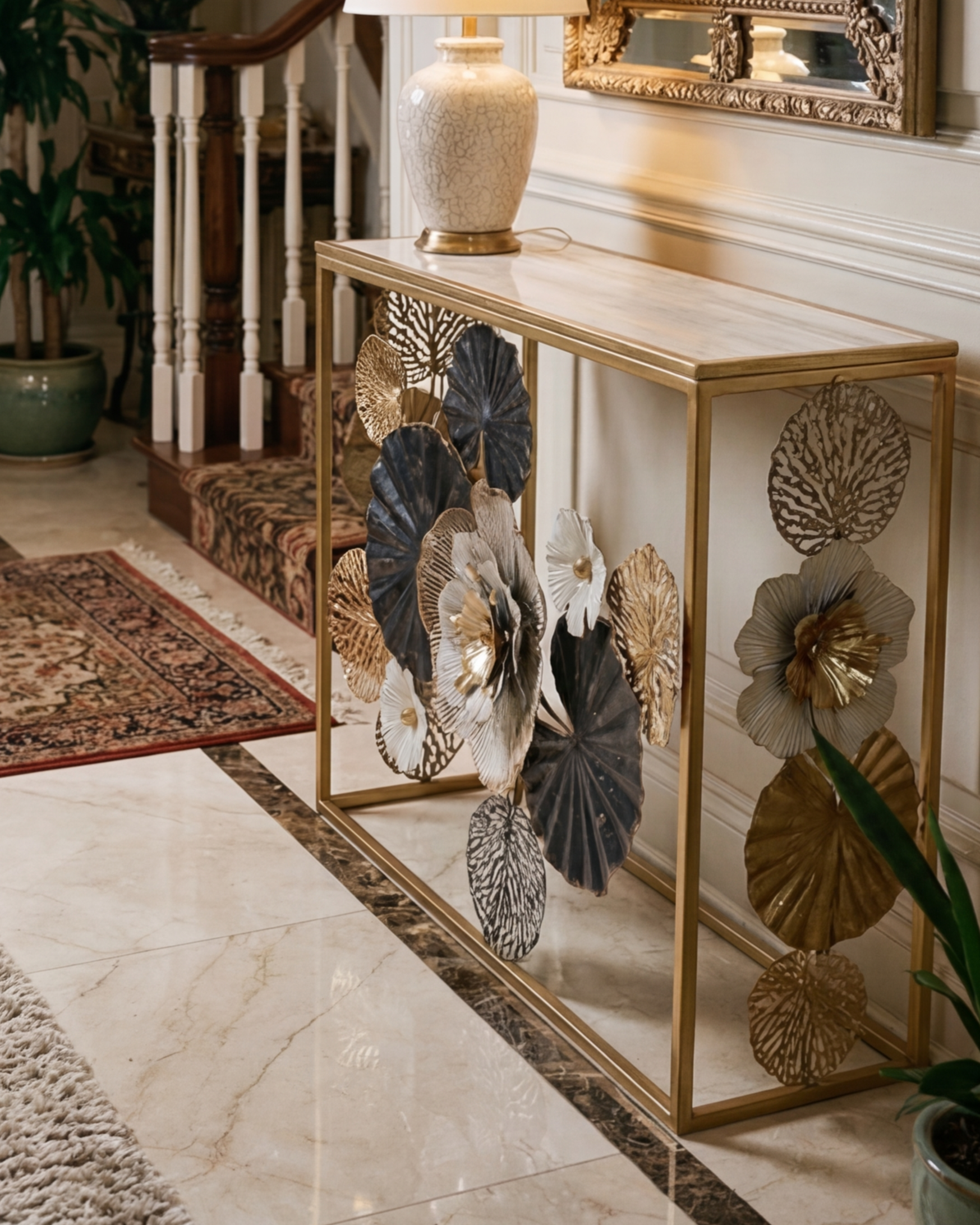 Aurelia Bloom Artistic Console Table 