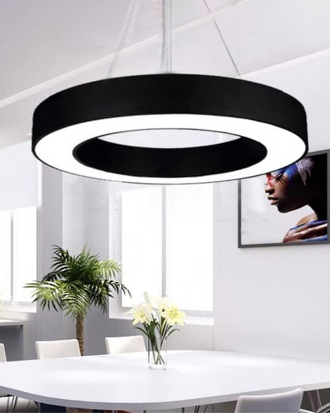 Modern LED Ring Pendant Light 