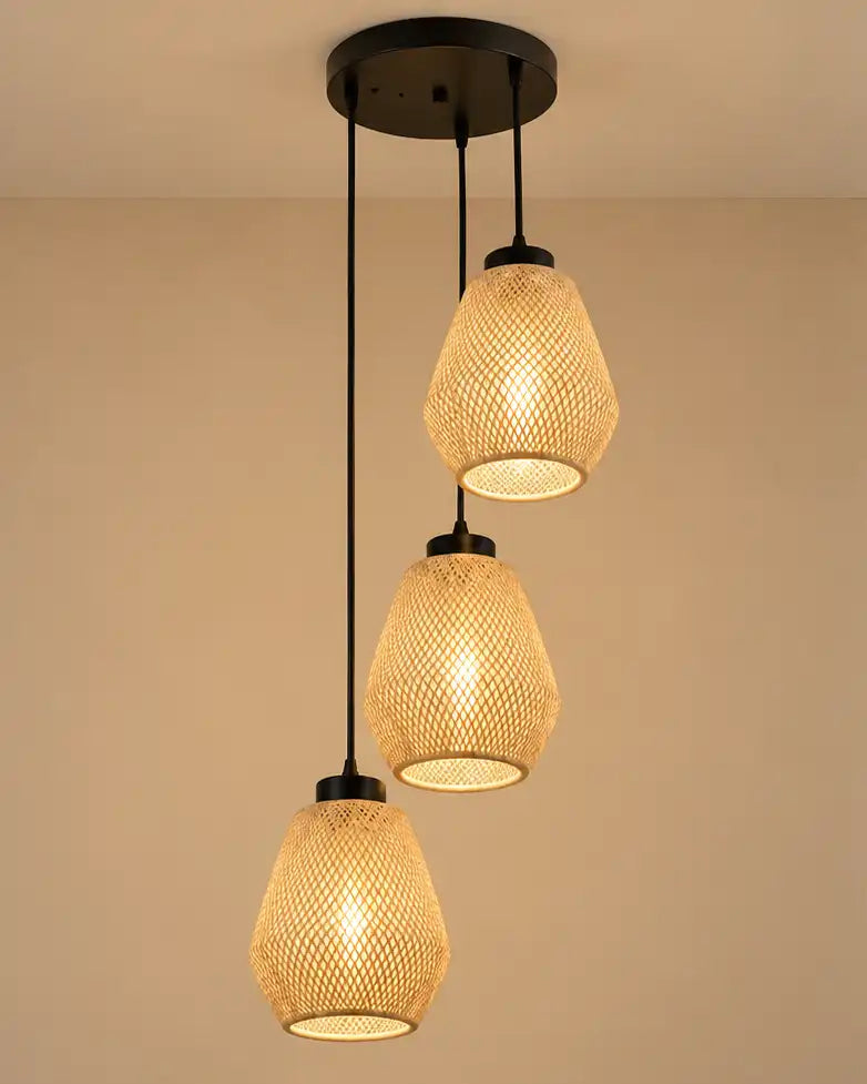 Aria Triple Cascade Pendant Light