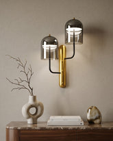 Eclipse Luxe Wall Light - Smoky 