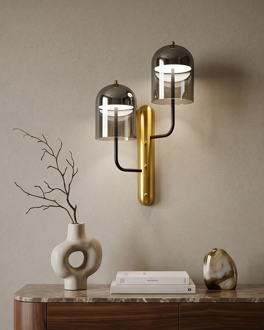 Eclipse Luxe Wall Light - Smoky 