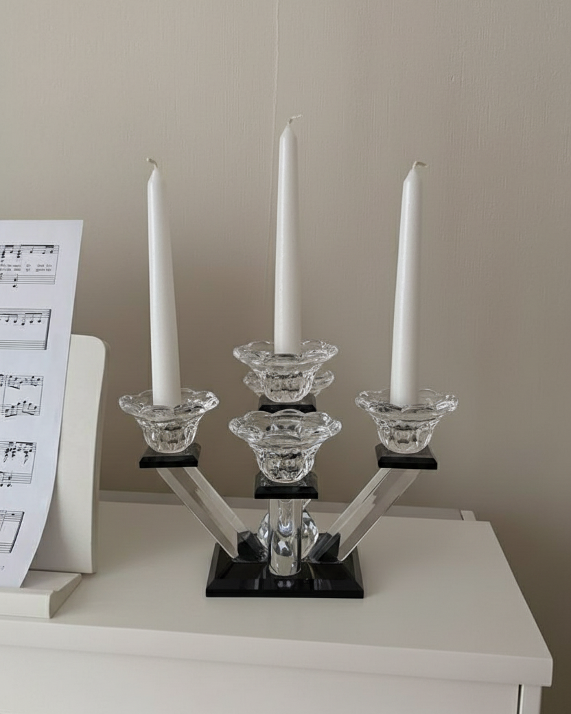Luminous Petal 5-Arms Harmony Candle Stand 