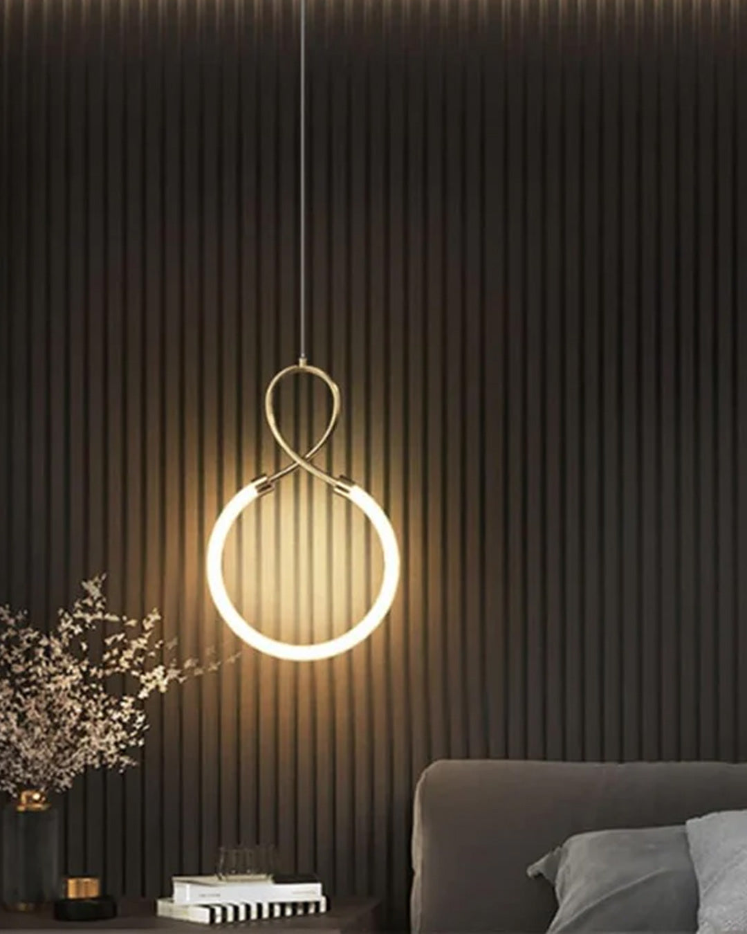 Infinity Loop LED Pendant Light 