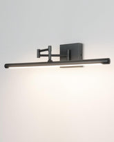 Adjustable Mirror LED Wall Light - Black 