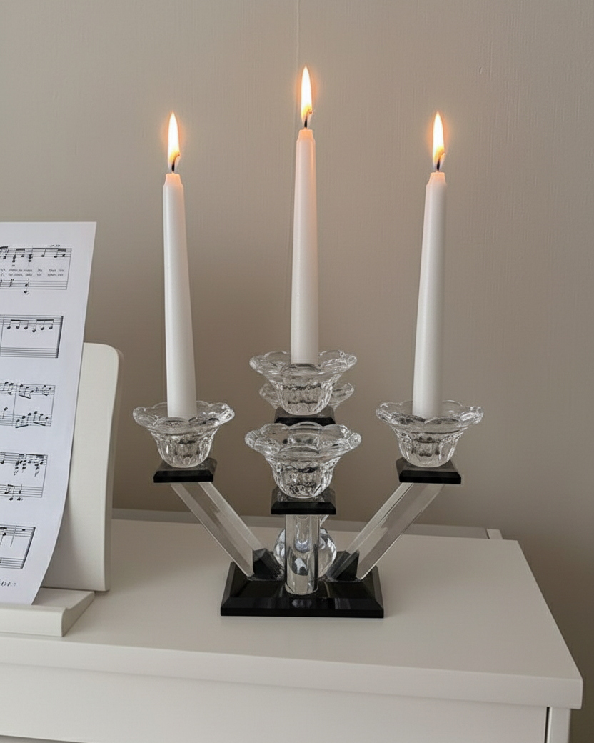 Luminous Petal 5-Arms Harmony Candle Stand 